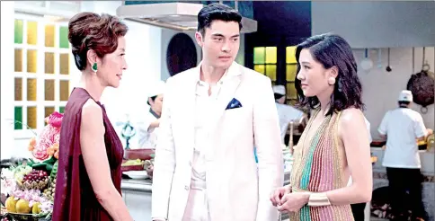  ??  ?? Scene in ‘Crazy Rich Asians’.