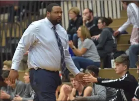  ?? PETE BANNAN — MEDIANEWS GROUP ?? Coach Dan Spangler, seen during a game last season while he was in charge of Strath Haven, was named the Class A Coach of the Year Monday for his role leading Chester Charter Scholars Academy to a District 1title and the PIAA quarterfin­als.