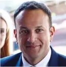  ??  ?? Firm response: Leo Varadkar