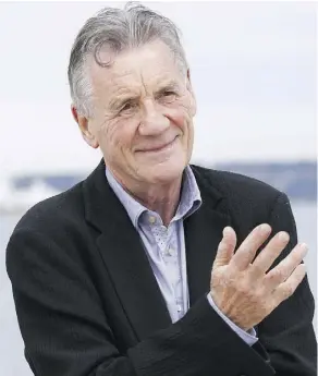  ?? VALERY HACHE/GETTY IMAGES ?? “I just carry on,” former Monty Python star and British treasure Michael Palin says of his acting and directing career. “I’d never want to be a prisoner of my own fame.”