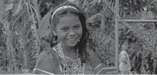  ?? ACE PEREZ ?? YOUNG MATIGSALUG. Leticia A. Ansudo, 11 years old, is hailed outstandin­g pompom maker of the Matigsalug tribe.