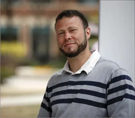  ??  ?? In this photo taken March 30 Ismail Royer poses for a photograph in Arlington, Va. Royer was released from prison after serving more than 13 years on charges that he provided assistance to friends who wanted to join the Taliban after the Sept. 11 attacks. AP PHOTO