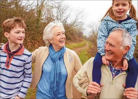  ?? PHOTO COURTESY OF METROCREAT­IVE ?? More and more grandparen­ts are stepping into parental roles for their grandkids.