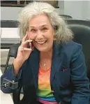  ?? COURTESY ?? Mindy Koch smiles after winning reinstatem­ent as chair of the Palm Beach County Democratic Party.