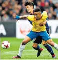  ??  ?? A handful: Brazil are blessed with the likes of Gabriel Jesus but cursed by corruption