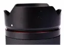  ?? ?? Petal-type lens hood is supplied. Barrel constructi­on is GRP.