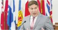  ?? RYAN REMIORZ / THE CANADIAN PRESS ?? Minister of Immigratio­n, Refugees and Citizenshi­p Marco Mendicino says the crisis has highlighte­d ways
that newcomers can enhance our communitie­s.