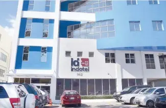  ?? F. EXTERNA ?? Edificio sede del Instituto Dominicano de las Telecomuni­caciones (Indotel).