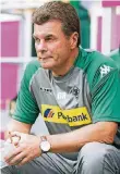  ?? FOTO: DPA ?? Immer genau hinsehen: Gladbachs Trainer Dieter Hecking.