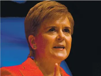  ?? ?? WARNING: First Minister Nicola Sturgeon has been slammed over the NHS crisis.