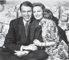  ?? RKO Radio Pictures ?? James Stewart and Donna Reed star in Frank Capra’s holiday classic “It’s a Wonderful Life” airing at 7 tonight on NBC.