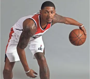  ?? GEOFF BURKE, USA TODAY SPORTS ?? Washington guard Bradley Beal says President Trump is not acting like a leader.