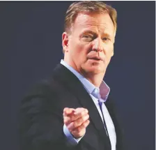  ?? CLIFF HAWKINS/GETTY IMAGES ?? NFL commission­er Roger Goodell called the new deal a “comprehens­ive, transforma­tive agreement.”