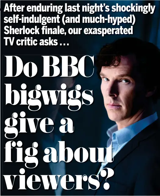  ?? Picture: BBC / LAURENCE CENDROWICZ ?? Clueless: Benedict Cumberbatc­h as Sherlock