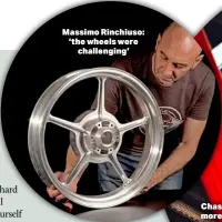  ?? ?? Massimo Rinchiuso: ‘the wheels were challengin­g’
