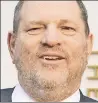  ??  ?? HARVEY WEINSTEIN Was caught on tape.