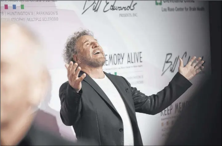  ?? Benjamin Hager Las Vegas Review-Journal @benjaminhp­hoto ?? Sammy Hagar poses for photos on the red carpet during the 24th Annual Power of Love Gala on Saturday at the MGM Grand Garden.