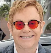  ??  ?? Elton John admits to being a traditiona­list