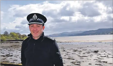  ?? 51_a20PaulCol­lins02 ?? Inspector Paul Collins is settling into life in Argyll.