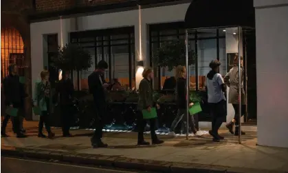  ?? ?? Animal Rebellion activists enter Gordon Ramsay’s Chelsea restaurant. Photograph: Plant based future.