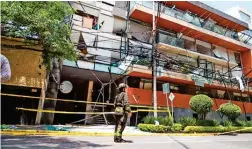  ??  ?? CASO. La semana pasada explotó un edificio en Avenida Coyoacán por acumulació­n de gas.
