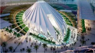  ?? Supplied photo ?? The UAE pavilion will cost approximat­ely Dh353 million. —