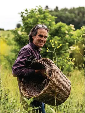  ?? (Pictures: Matt Austin) ?? Luscombe owner Gabriel David was the first drinks producer in the UK to gain organic accreditat­ion by the Soil Associatio­n