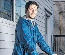  ?? RYAN TAPLIN/THE CHRONICLE HERALD ?? Steve Mackay has lead water pipes in his home on Robie Street in Halifax.