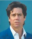  ??  ?? AFL chief Gillon McLachlan.