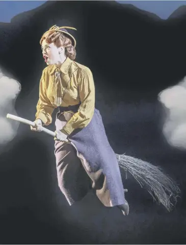  ?? ?? Dianne Pilkington in the stage production of Bedknobs and Broomstick­s