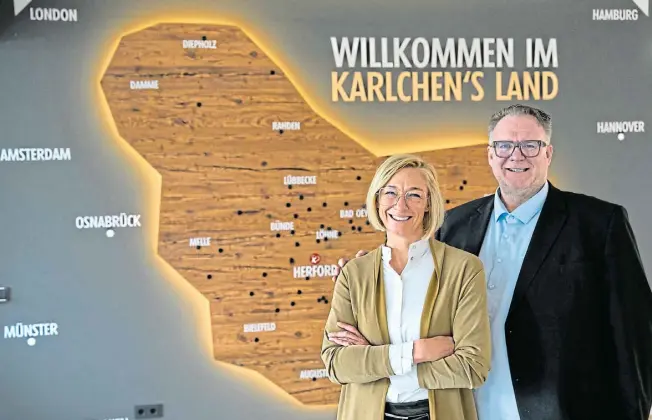  ?? Foto: Karlchen’s Backstube ?? Simone Böhne und Karsten Krüger leiten Karlchen’s Backstube.