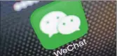  ?? REUTERS FILE ?? WeChat app