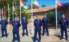  ??  ?? Inspector Pat Cody and garda Michael Dee during the ceremony.