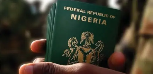  ??  ?? Nigerian internatio­nal passports