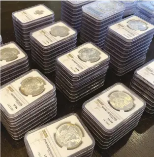  ??  ?? Mertz Coins also offers the Mertz Coins Monthly Investment Fund™ offering Coin Collectors and Investors a safe, easy and discipline­d way to build a portfolio of Premium Investment Coins.