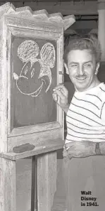  ?? AP ?? Walt Disney in 1941.