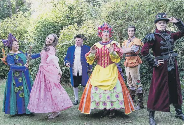  ??  ?? The cast of Peter Duncan’s Jack and the Beanstalk