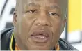  ??  ?? ANC chief whip and NEC member Jackson Mthembu.