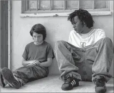  ?? TOBIN YELLAND/A24 FILMS VIA AP ?? This image released by A24 Films shows Sunny Suljic, left, and Na-kel Smith in a scene from “Mid90s.”