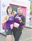  ?? ?? Women employees from Mondelez - Internatio­nal participat­ed in Filipina CEO Circle (FCC) Women’s Run PH.