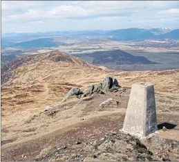  ??  ?? The summit of Ben Vrackie above Pitlochry
Top tip: Be prepared for snow and ice in the winter. The weather in Scotland could best be described as changeable, so make sure you are ready for anything when you head into the hills.