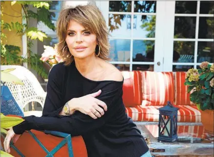  ?? Kirk McKoy Los Angeles Times ?? LISA RINNA, seen at her home, started out on “Days of Our Lives” but found her calling on “The Real Housewives of Beverly Hills.”