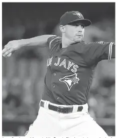  ?? NATHAN DENETTE/THE CANADIAN PRESS ?? Aaron Sanchez and the rest of the Toronto Blue Jays starters are hoping for more run support this season.