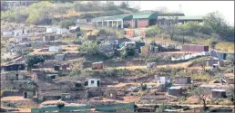  ?? PICTURE: BONGANI MBATHA/AFRICAN NEWS AGENC (ANA) ?? Residents of Mariannhei­ghts near Pinetown are accusing dwellers of an informal settlement called New City of being the cause of the frequent power and water outages due their alleged illegal connection­s