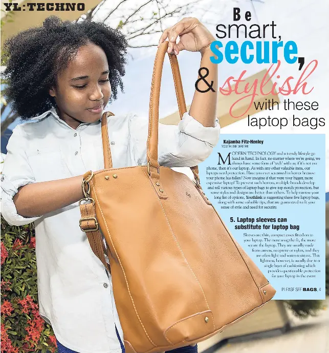 Be smart secure stylish with these laptop bags PressReader