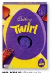  ?? ?? No yolk: Cadbury’s Easter eggs are smaller