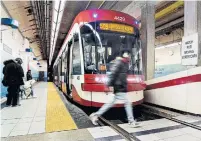  ?? ANDREW FRANCIS WALLACE TORONTO STAR FILE PHOTO ?? Earlier this month the TTC had between 30 and 33 of its 165 new streetcars out of service for repairs on any given day, according to documents obtained by the Star.