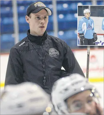  ?? JASON MALLOY/THE GUARDIAN ?? Brad MacKenzie is assistant coach with the Charlottet­own Islanders.