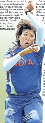  ?? GETTY IMAGES ?? Jhulan Goswami.