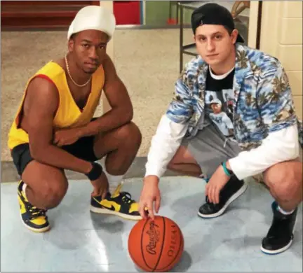  ?? COURTESY BABE KWASNIAK ?? VASJ’s Jerry Higgins, left, and Anthony Dinunzio dressed up as the main characters from “White Men Can’t Jump” last Halloween.